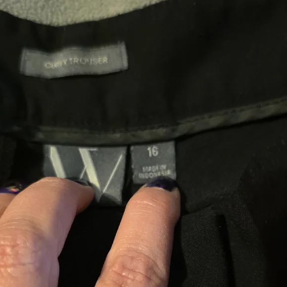 Worthington Black Women's Trousers - Picture 3 of 7